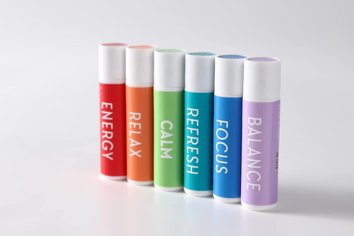 Aromatherapy Nasal Inhaler [Swiss Made] Organic Essential Oils Set Diffuser [ Portable Aromatherapy Stick] (1 Stick, Focus) (1 Count (Pack of 1), Balance)