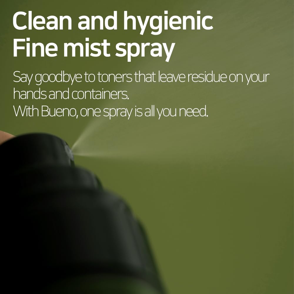 Bueno Icheon Rice Core Mist Toner, 3.55 fl.oz | Spray Toner with Icheon Rice Amino Acids for Soothing & Hydration | 100% Vegan Formula, Korean Skin Care