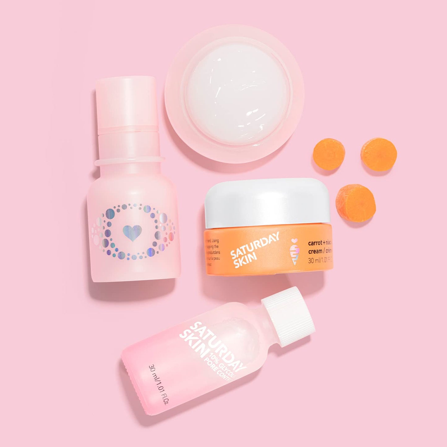 Face Moisturizing Mini Size Cream with Carrot, Niacinamide, Ceramides & Centella Asiatica, Peptide, Paraben-Free, Sulfates-Free, Fragrance-Free, Anti Wrinkle Facial Cream Made in Korea (1.01 Ounce)