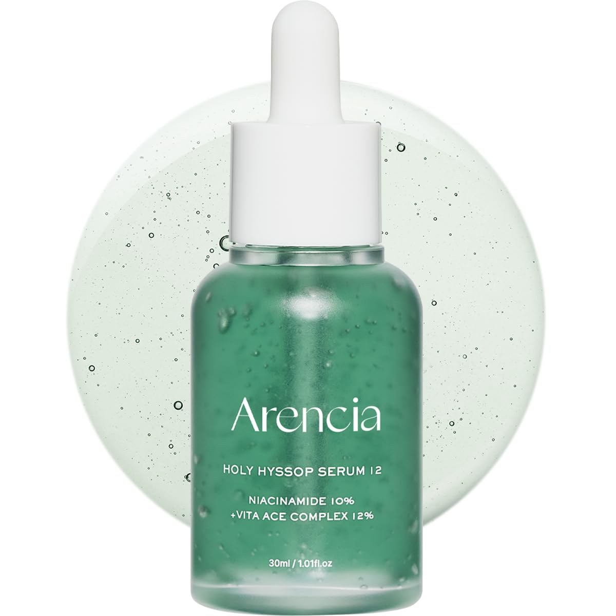 Arencia Hyssop Glow Serum, 10% Niacinamide, 12% Vitamin A,C,E - Hydrating, Moisturizing, Anti-Aging Serum for Korean Glass Skin