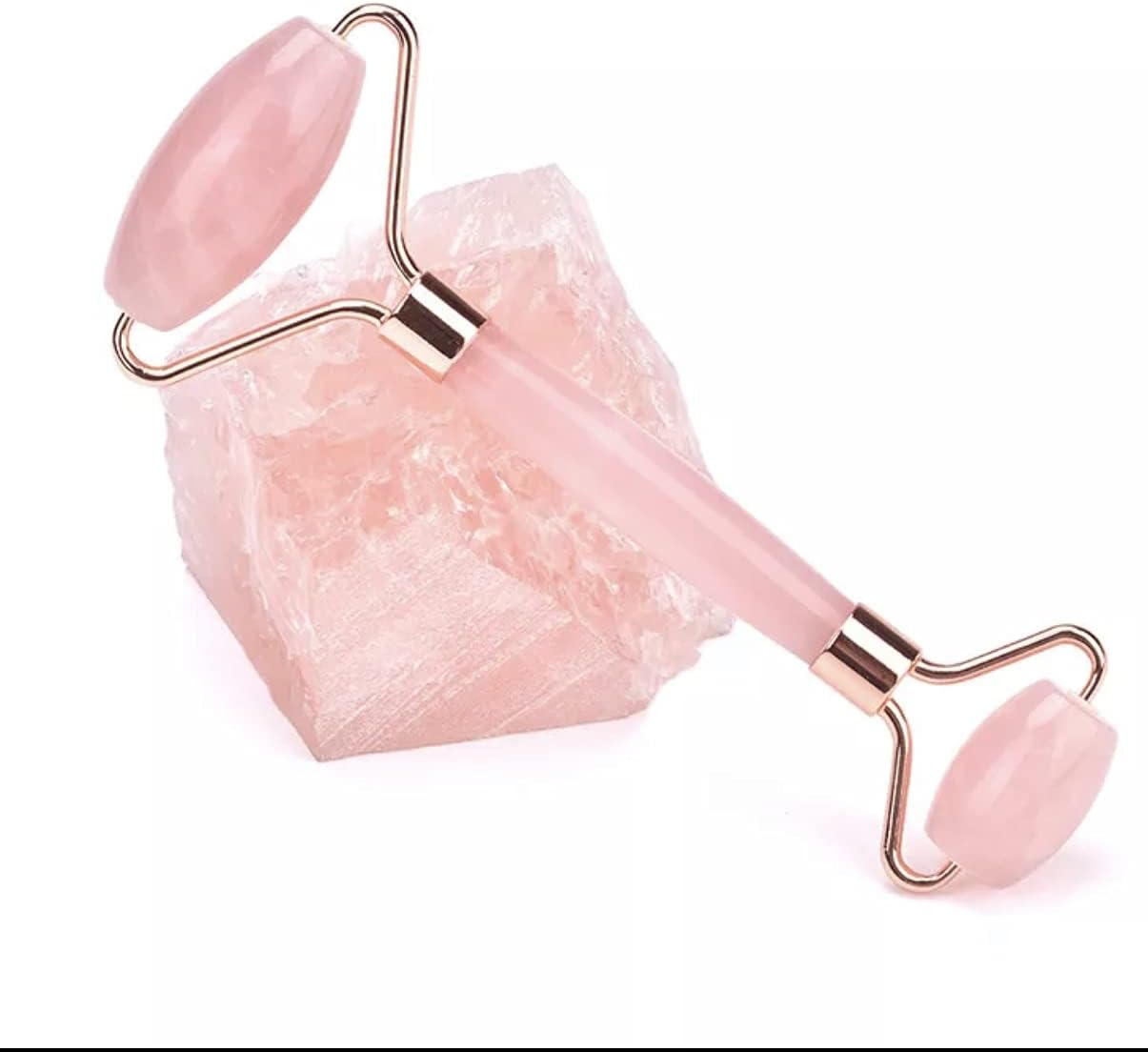 Face Roller Skin Care - Jade Roller Gua Sha Set, Rose Quartz Face Roller | Ultimate Facial Skin Care Products & Beauty Products Tools | Jade Facial Roller for Face and Eye Massager