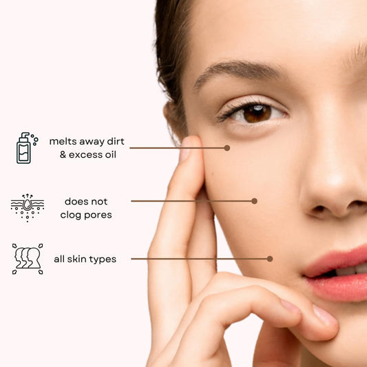 aplin Pink Tea Tree Cleansing Oil, Oil Cleanser for Face, Makeup Blackhead Remover, Korean Skin Care 6.76 fl oz(200ml)