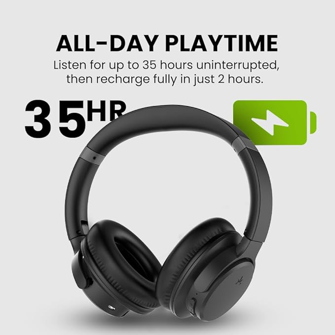 Avantree Ensemble - Wireless Headphones for TV Watching for Seniors with Clear Voice, Easy Setup & Charging Dock, 35H Play Time, Comfortable, Works with Optical, AUX & Bluetooth TVs