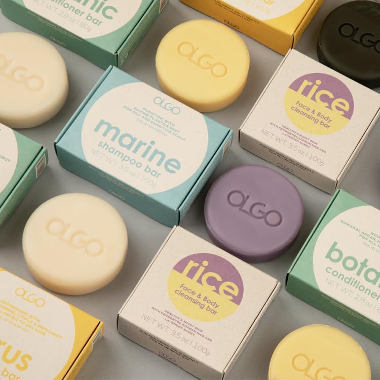 KSBC OLGO Botanic Conditioner Bar 2.8oz - Vegan, Sulfate-Free, Silicone-Free | Sustainable | Nourishing Argan, Jojoba, Shea Butter & Bergamot for Shiny, Healthy Hair