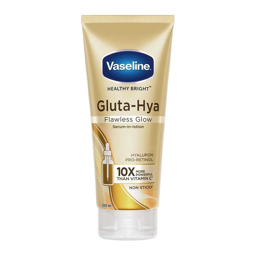 Vaseline Gluta-Hya Flawless Glow, 200ml, Serum-In-Lotion.