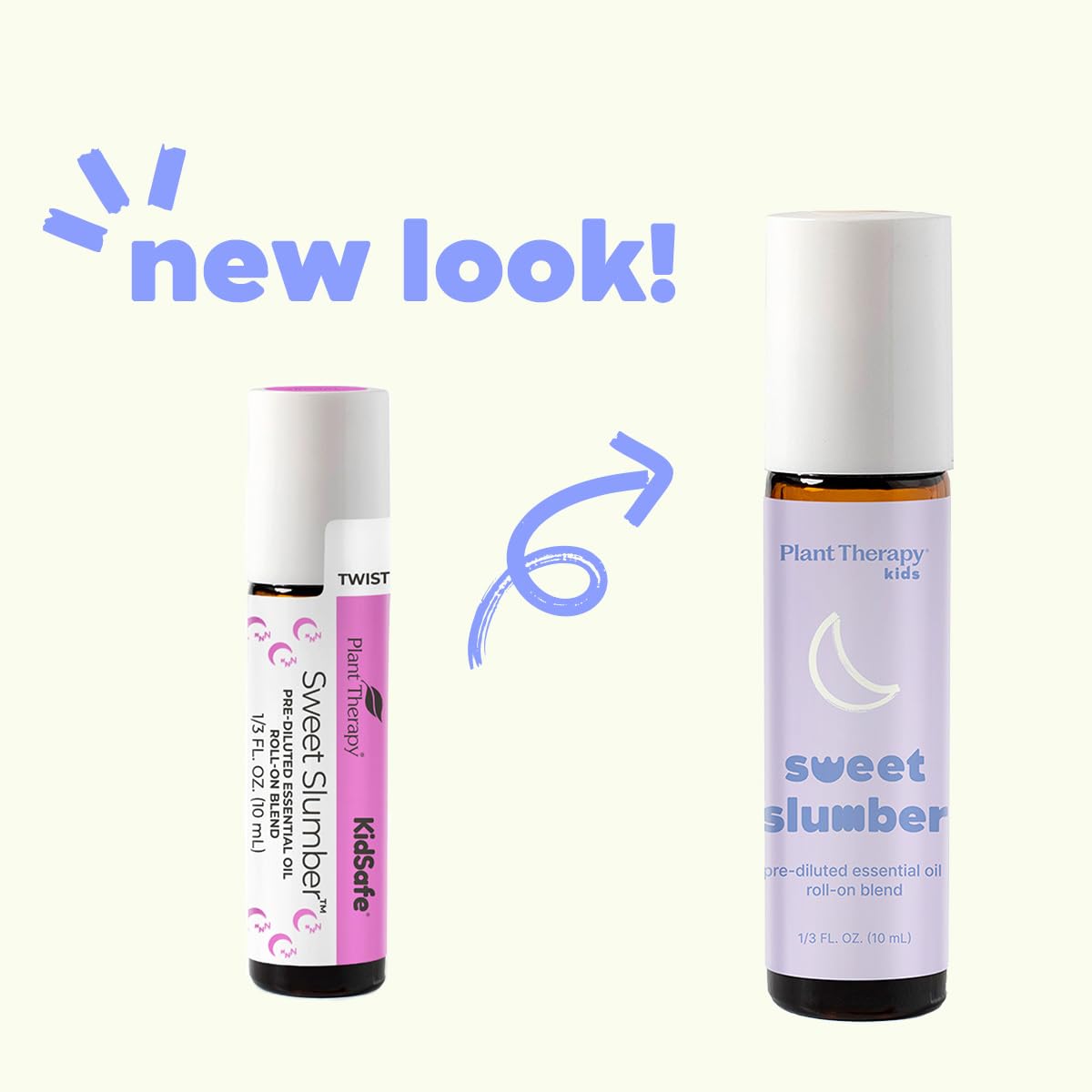 Plant Therapy KidSafe Sweet Slumber Essential Oil Blend Pre-Diluted Roll-On 10 mL (1/3 oz) 100% Pure, Therapeutic Grade