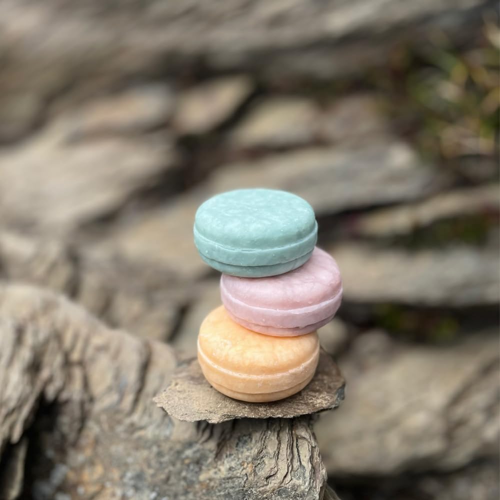 SHANZETAN pH-Balanced Shampoo Bars | Sulfate-Free, Paraben-Free | Deep Hydration with Natural Oils | Travel-Friendly & Long-Lasting | 02 Cozy Woodlands