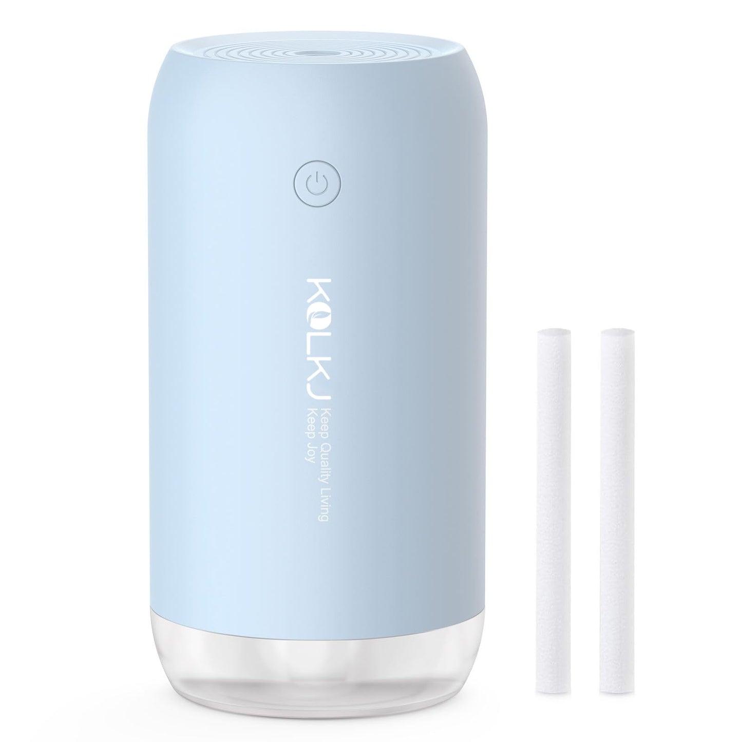 Portable Mini Humidifier, Small Personal Desktop Air Humidifier for Bedroom Home Plants Car indoor Office with 2 Mist Modes & Auto Shut-off（Blue）