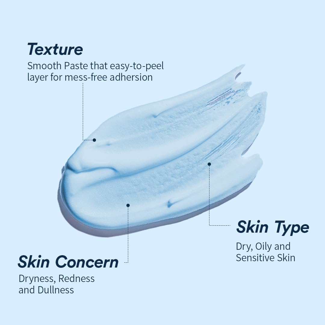 ANOTHERFACE PEPTATHENOL™ Aqua Balance Modeling Pack, Deep Hydrating & Cooling Jelly Mask, Intensive Calming & Soothing, Smooth Skin Texture, Home Spa Kit, Korean Skin Care, 4 cups in 1 Pack, Vegan