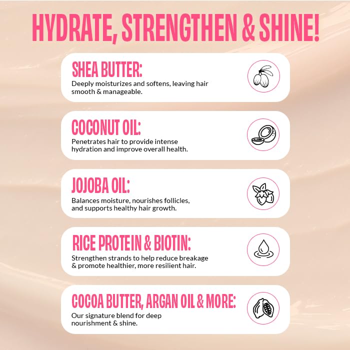 FoxyBae Solid Conditioner Bar for Hair - with Biotin, Rice Protein, Coconut Oil, & Jojoba Oil - Conditions, Moisturizes, Hydrates - for Women & Men - California Dreamin' - 2 Oz