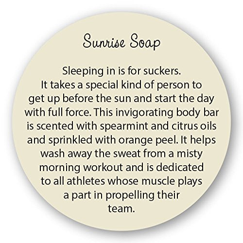 Seattle Sundries Refreshing Citrus Mint Soap for Men & Women - 1 (4oz) Moisturizing Shea Butter Bar Soap in a Low Waste Gift Tin - Rowing Gift Idea