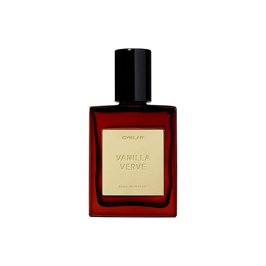 CYKLAR Perfume Oil Roll-On. Travel-Friendly Vanilla Verve Fragrance with Vanilla, Bergamot, and Amber Notes. Long-Lasting Essential Oil Parfum for Women and Men. 0.5 Fl Oz Scented Rollerball Bottle