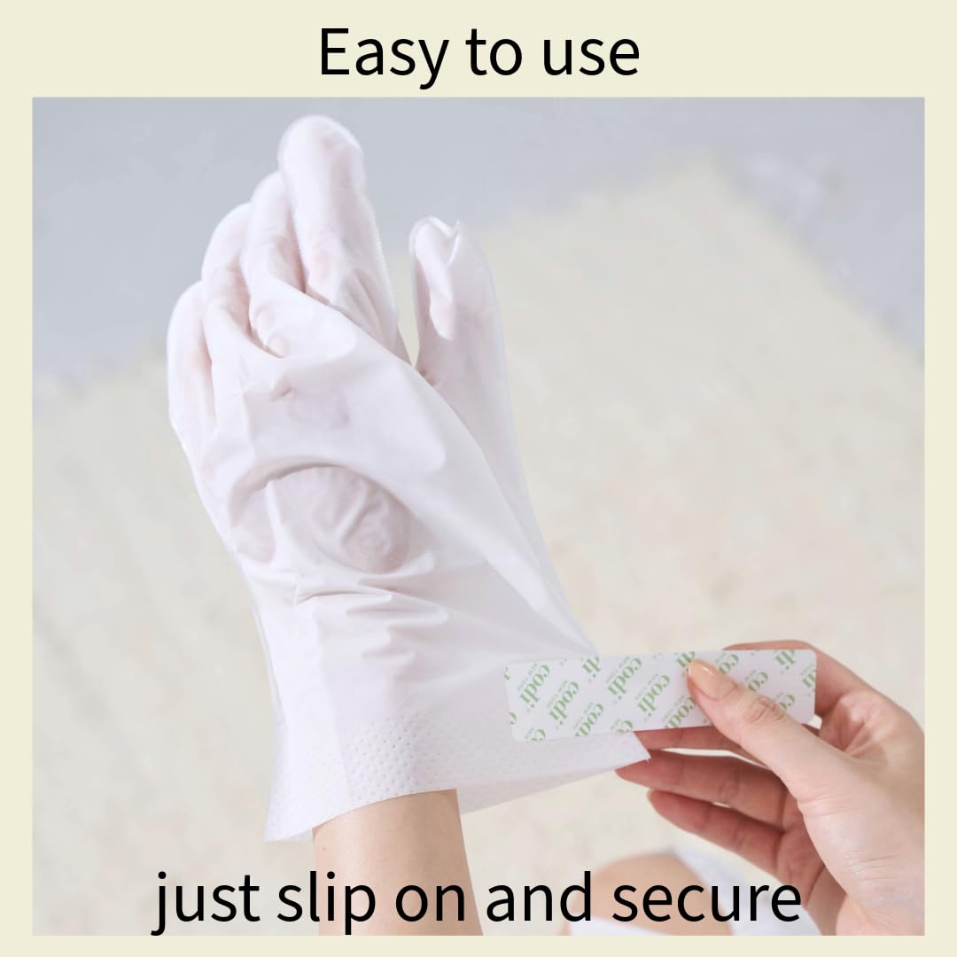 Codi New York Relaxing Aroma Hand Mask 6 Pairs | Natural Scent | Soothes & Hydrates Dry Hands | Hydrating Hand Treatment for Rough Skin & Dry Cuticles | Home Spa Gloves | Korean Skincare (Lavender)