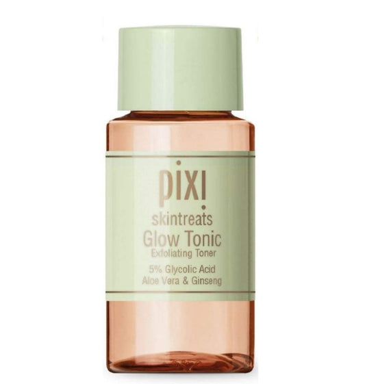 Pixi Glow Tonic Balancing Face Toner Glycolic Acid Toner for Radiant Skin Daily Brightening Toner Sample Size, 15ml/0.5fl.oz