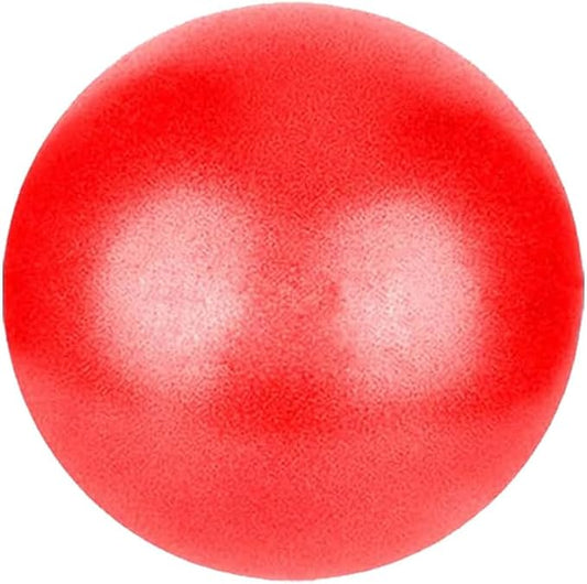 9 Inch Exercise Pilates Mini Yoga Balls Barre for Home Stability Squishy Training Physical Therapy Improves Balance with Inflatable Straw