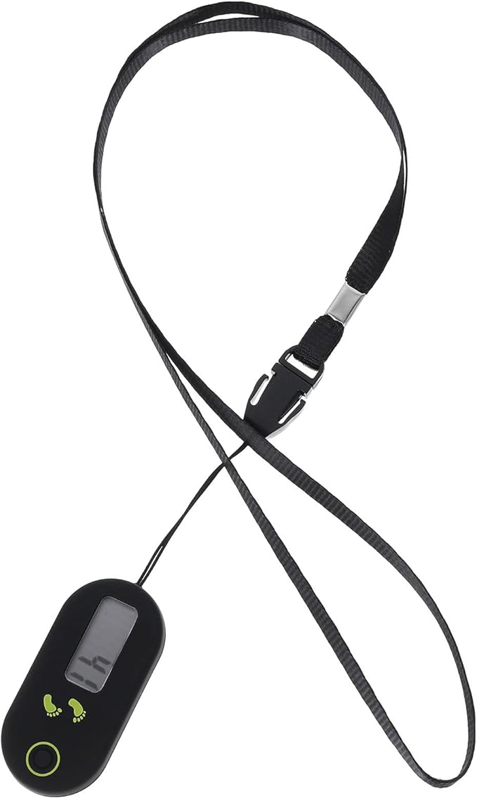 BESPORTBLE Sports Step Counter 3D Digital Pedometer Accurate Step Counter Portable Pedometer Mini Fitness Tool with Clip and Lanyard for Walking Running