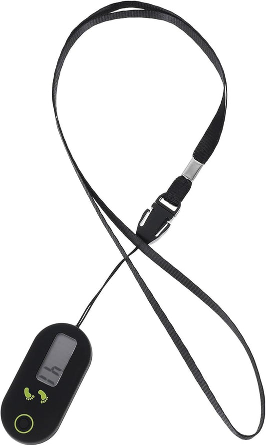 BESPORTBLE Sports Step Counter 3D Digital Pedometer Accurate Step Counter Portable Pedometer Mini Fitness Tool with Clip and Lanyard for Walking Running