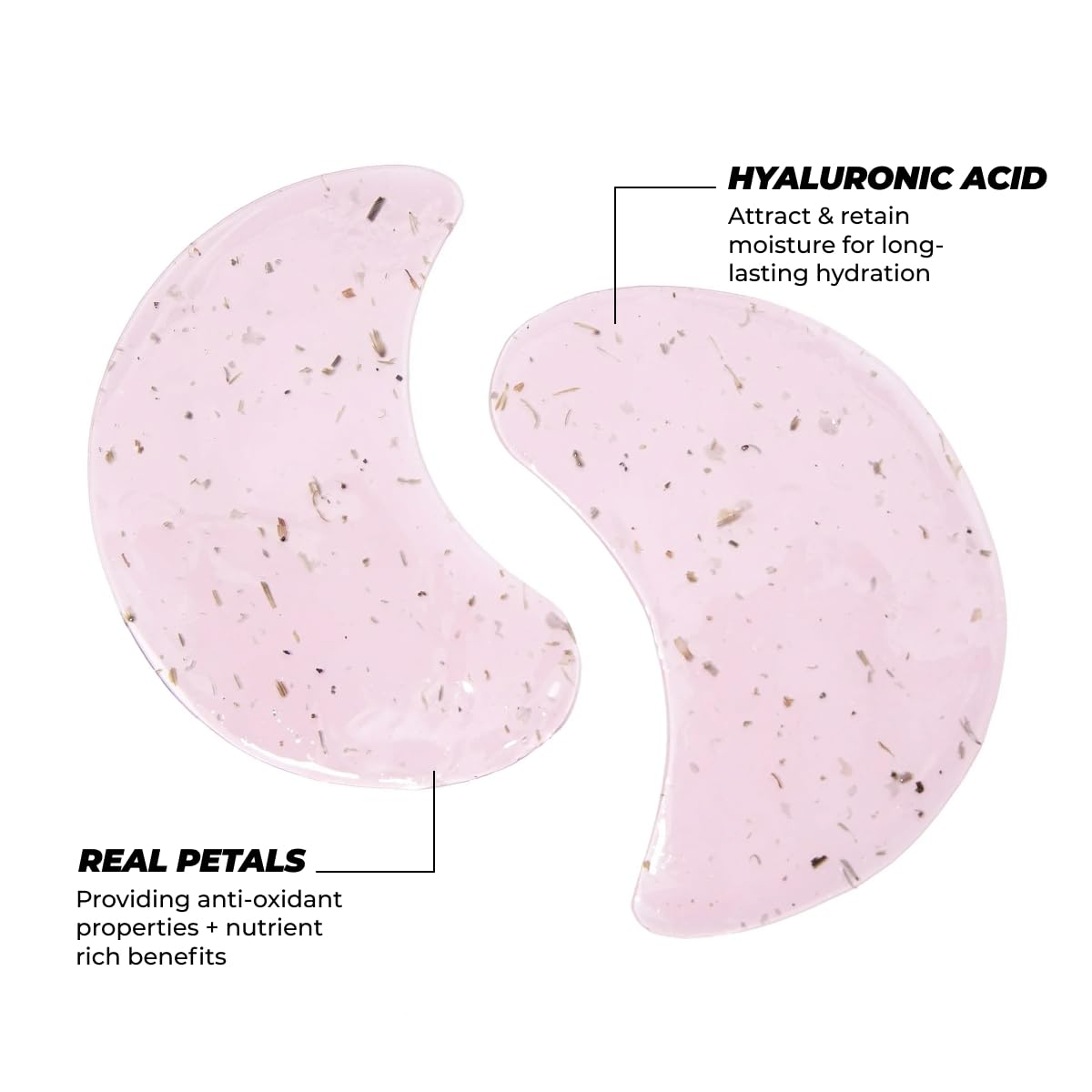 Vitamasques De-Puff Hydrogel Eye Pads with Lavender & Vegan Collagen, Under Eye Mask, Birthday Gifts For Women, Reduce Dark Circles, Puffy Eyes, Undereye Bags, Wrinkles - Under Eye Patches (Pack of 3)