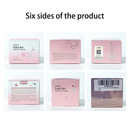 AKARY Sakura Essence Cream Facial Moisturizer, Daily Hydrating Face Cream for All Skin Types, Face and Neck Cream to Smooth Skin (60g)