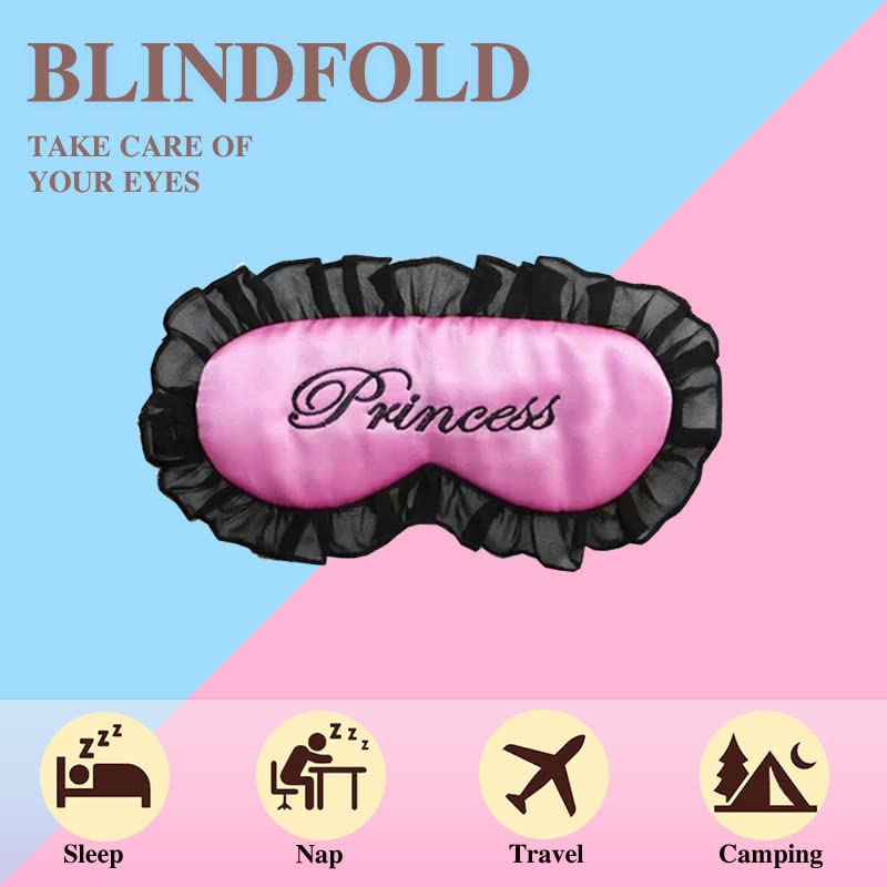 EleCharm Soft Silk Comfortable Sleep Eye Mask Pretty Lace Princess Good Sleep Eyeshade Eye Cover