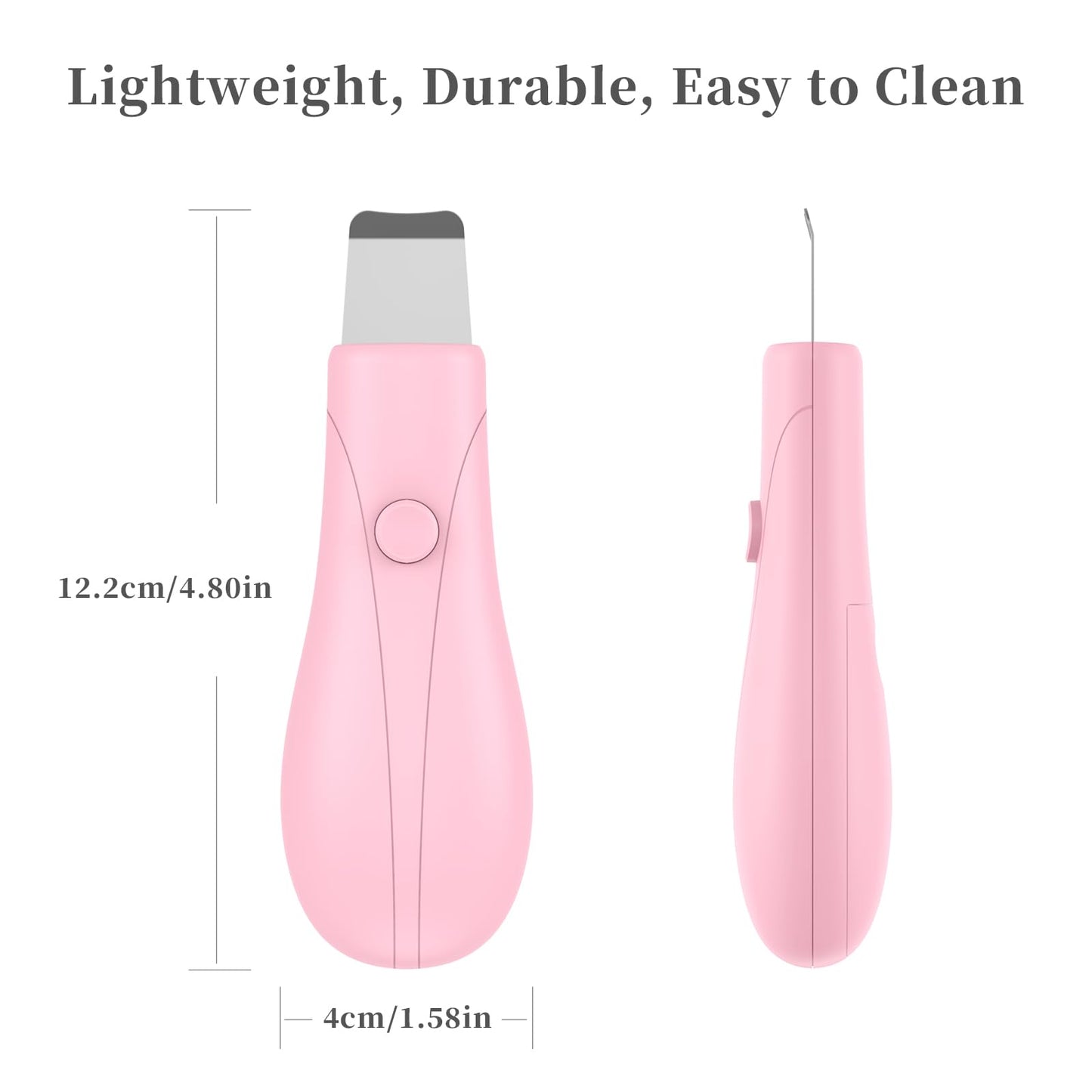 Blackhead Remover Tools, Black Head Remover for Face and Nose, Deep Pore Cleaner for Daily Skin Care, Skin Care Tools for Men and Women, Travel Blackhead and Whitehead Removal (Pink)