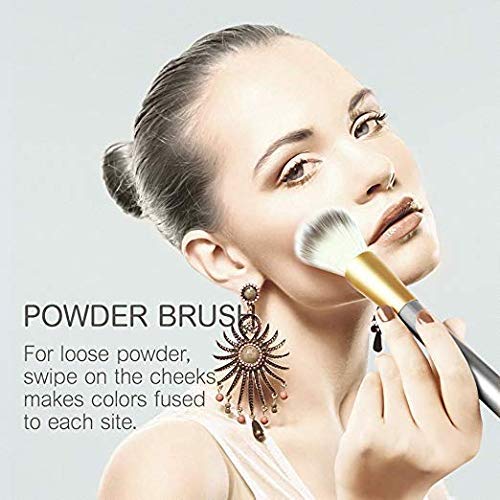 28PCS Makeup Brushes, Quality Makeup Brush Set for Women, Makeup Brush Sets Kits for Beginner Starter Professional, Make Up Brushes With Blenders Masks Spatula,Travel-Friendly Gift for Girl, Teens