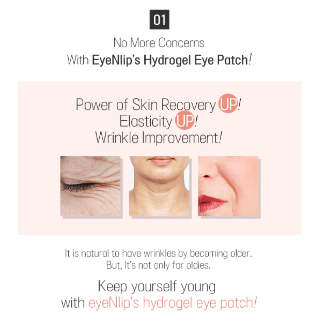 Gold & Snail Hydrogel Eye Patch 60 pcs - Hydrating Under-Eye Gel Patches with Snail Secretion Filtrate, Colloidal Gold and Collagen for Revitalizing Care, Korean Skincare