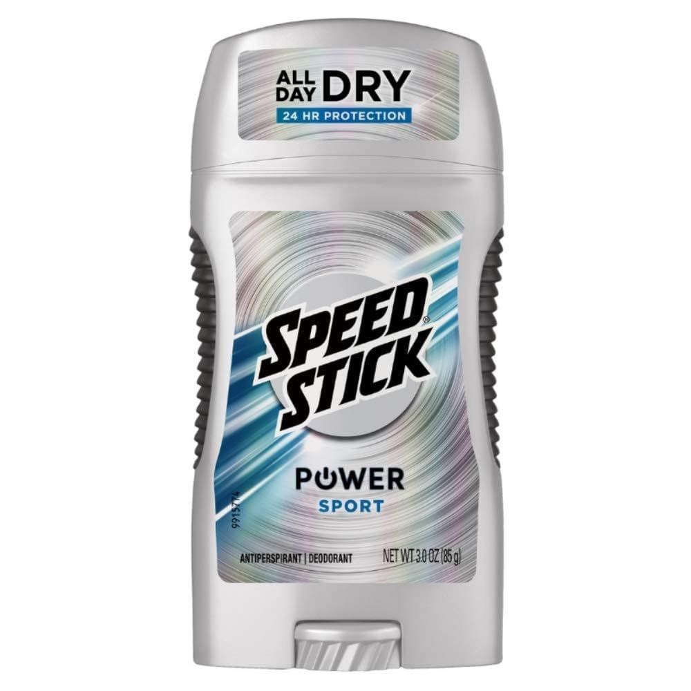 Speed Stick Power Antiperspirant Deodorant, Sport 3 oz (Pack of 8)