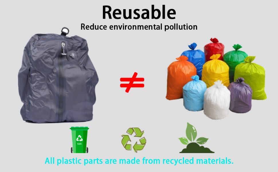 Premium Reuseable Vacuum Bags for Travel – Ideal for Efficient Packing and Space Saving in Travel Suitcase and Backpack, Space Saver Bags for Clothing (No Pump included)