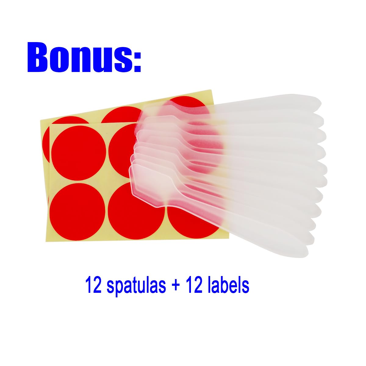 Wopanxye 12pack 20g Refillable Cosmetic Container, 20ml Frosted Small Sample Jars with Inner Liner for Oils Salves Creams Lotions Powder Makeup Eye-shadow Nails Beads Toner, FREE Spatulas & Labels