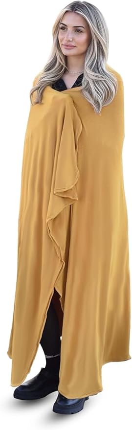 K E L O R Luxury Cooling Travel Blanket - Stretchy, Lightweight Soft & Breathable Shawl Wraps for Women