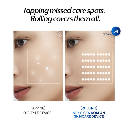 CELORABY Potension Penta-Shot Glass Skin Glow Booster | 5-in-1 Korean Face Device for Pore Minimizing, Black Head Care, Pore Strips Nose, Enhanced Absorption & Needle-Free Treatment at Home