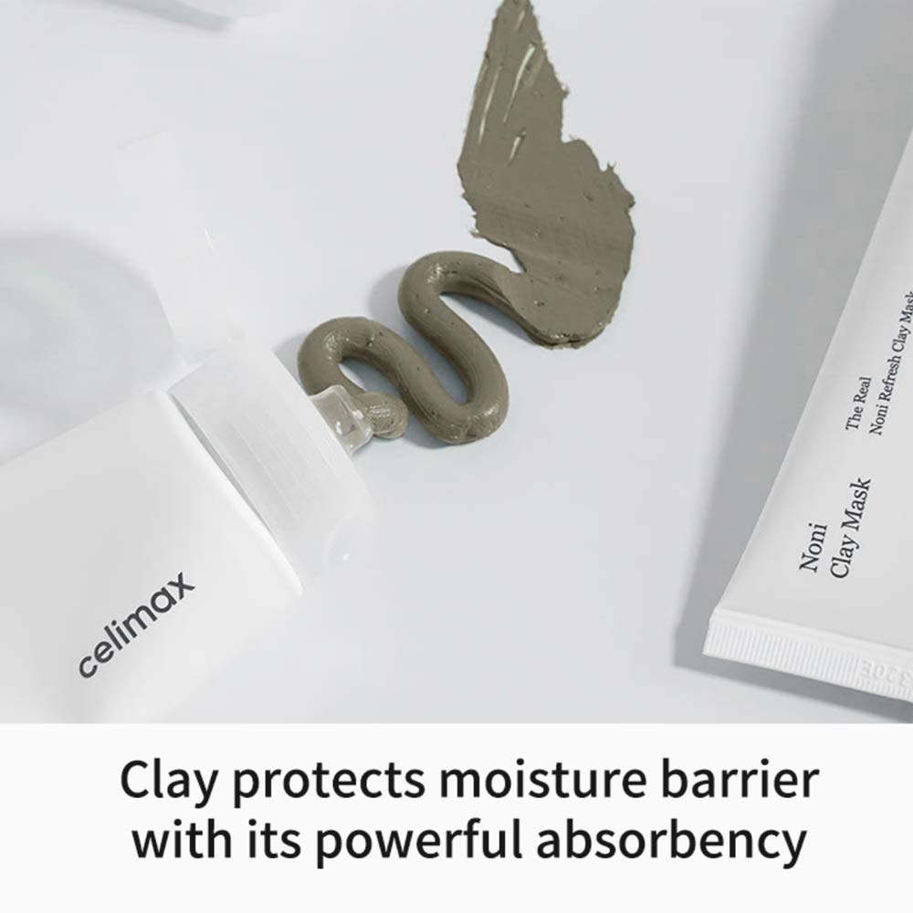 celimax Noni Energy Ampoule 30ml + The Real Noni Refresh Clay Mask 120g Bundle