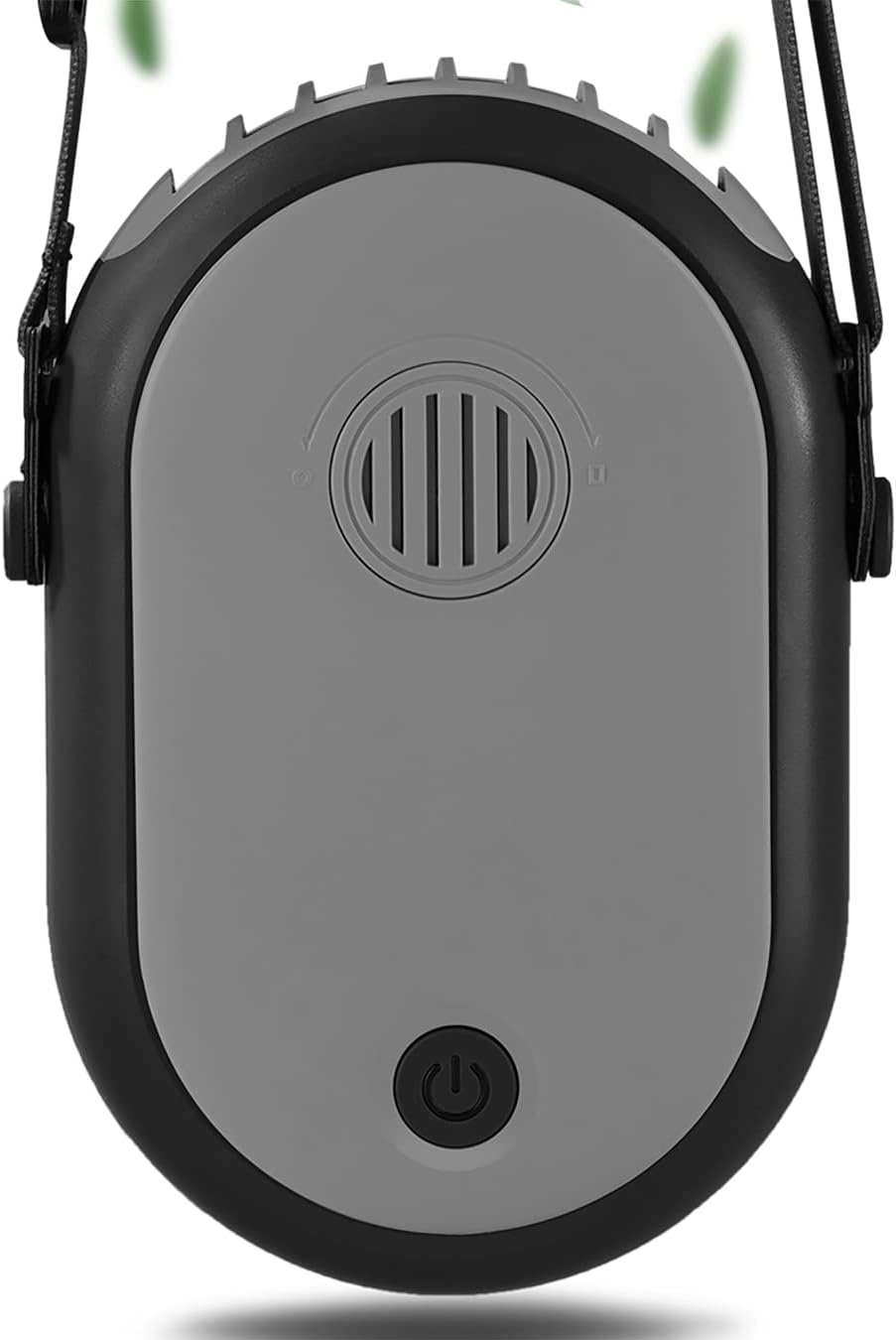 Portable Hanging Neck Fan Wearable Personal Fan Battery Operated USB Rechargeable 3 Speed Mini Handheld Air Conditioning Cooling Refrigeration Necklace Fan for Women Eyelash Camping Outdoor (black)