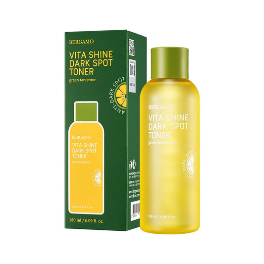 BERGAMO Green Tangerine Vita Shine Toner for Soothing, Hydrating, Face Moisturizer, Korean Skin Care, 6.09 fl.oz, 180ml
