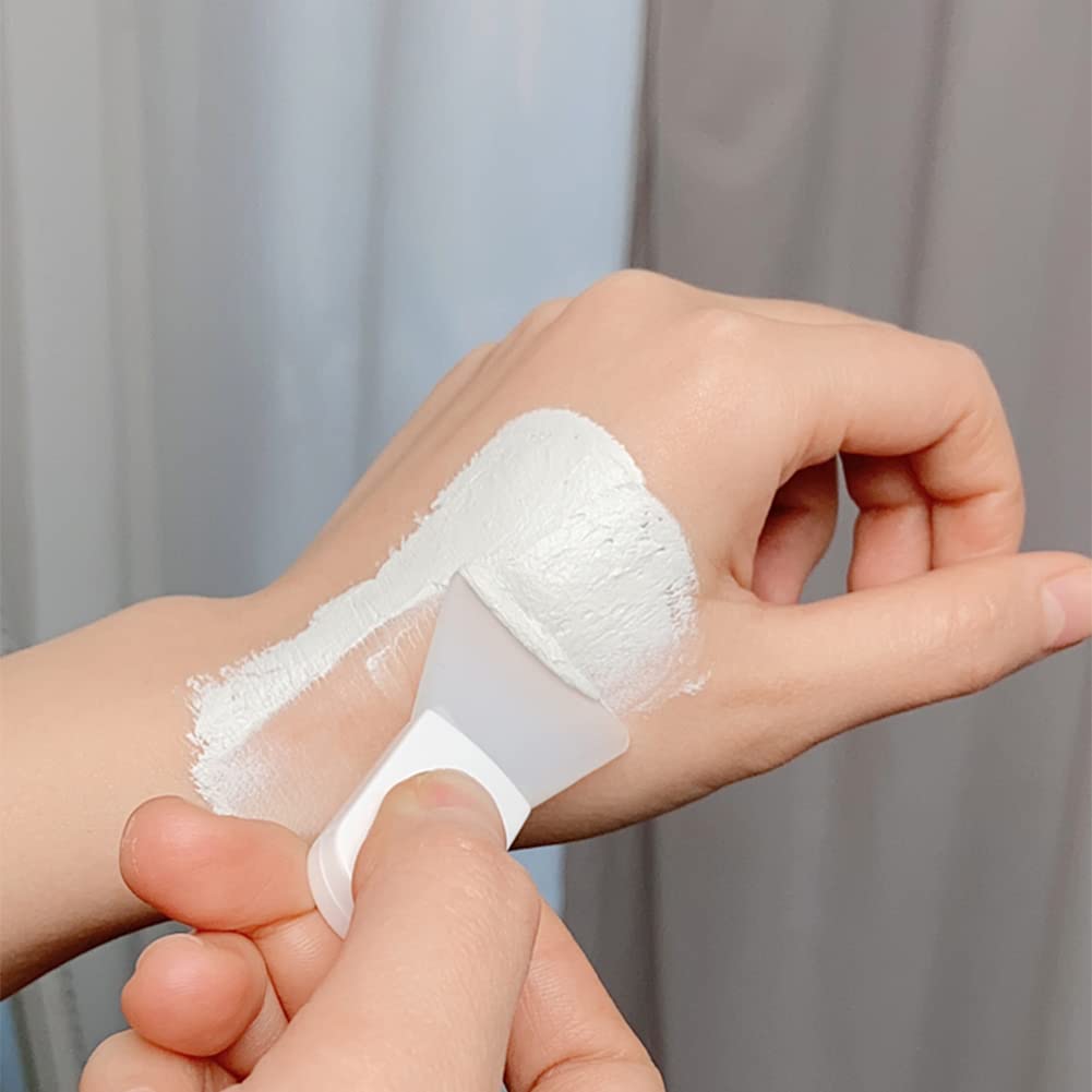 8 PACK Silicone Face Maskup Spatula Brush Applicator for Facial Mud Cosmetic Mask Facial Clay Eye Mask Body Lotion Body Butter Serum Cream Mini Skincare Spatula