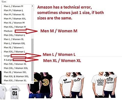 Matching Shirts for Couples, His & Hers Mr and Mrs T‑Shirts Set, Matching Couple T-Shirts for Vacation, Anniversary, Honeymoon Gift Black/White