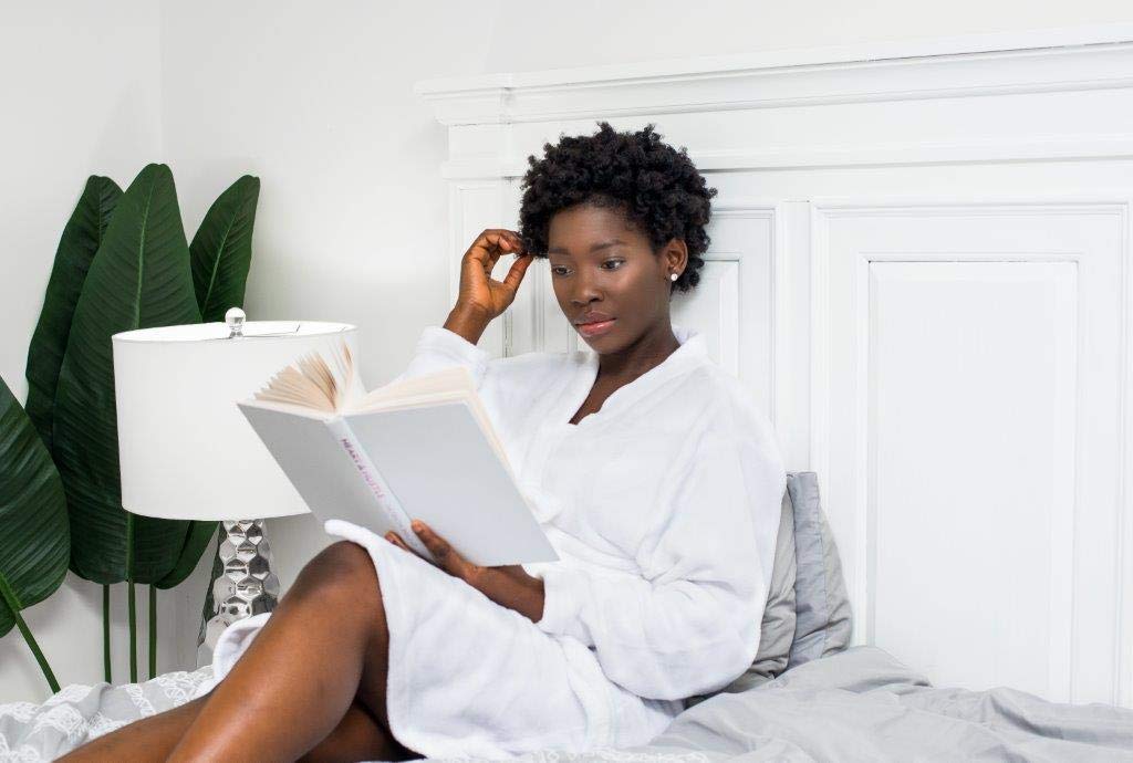 Luxury Home Spa Gift Basket with Pink Peony Scent - Indulgent Ultra Soft Bathrobe & Plush Slipper Spa Box for Women - Complete Bath & Body Set Luxury Body Care