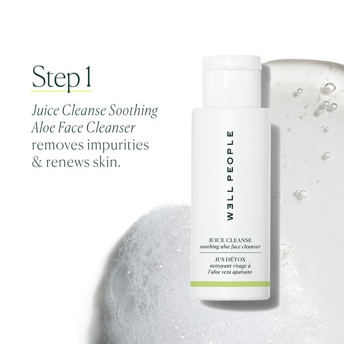 Well People Plant Power Skincare Starter Mini Set, Step-by-Step Skincare Kit For Cleansing, Hydrating, Exfoliating & Nourishing, Vegan & Cruelty-free