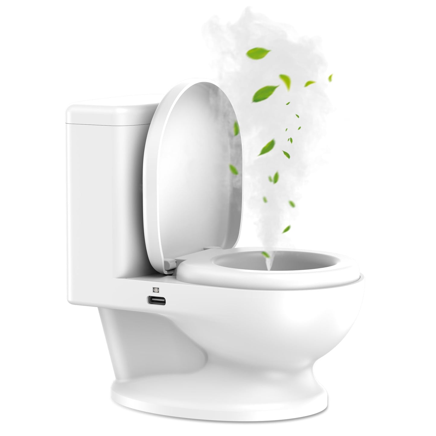 Creative Toilet Humidifier, Gag Gifts, White Elephant Gift, Funny Portable Mini Humidifier Two Mist Settings Adjustable, 2024 New Essential Oil Diffuser for Home Office Desktop