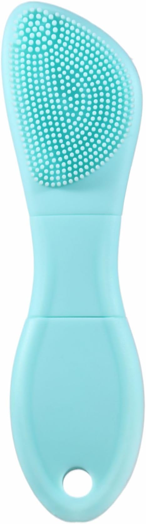 Blackhead Remover Tool,Silicone Face Scrubber, 2 in 1 Nose Scraper for Deep Cleansing,Skin Scrubber Face Spatula, Nose Blackhead Remover, Pore Cleaner Skin Care Tool for Men and Women (Light Blue)