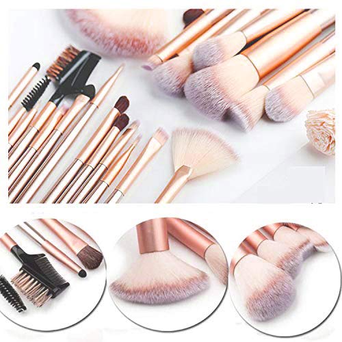 28PCS Makeup Brushes, Quality Makeup Brush Set for Women, Makeup Brush Sets Kits for Beginner Starter Professional, Make Up Brushes With Blenders Masks Spatula,Travel-Friendly Gift for Girl, Teens