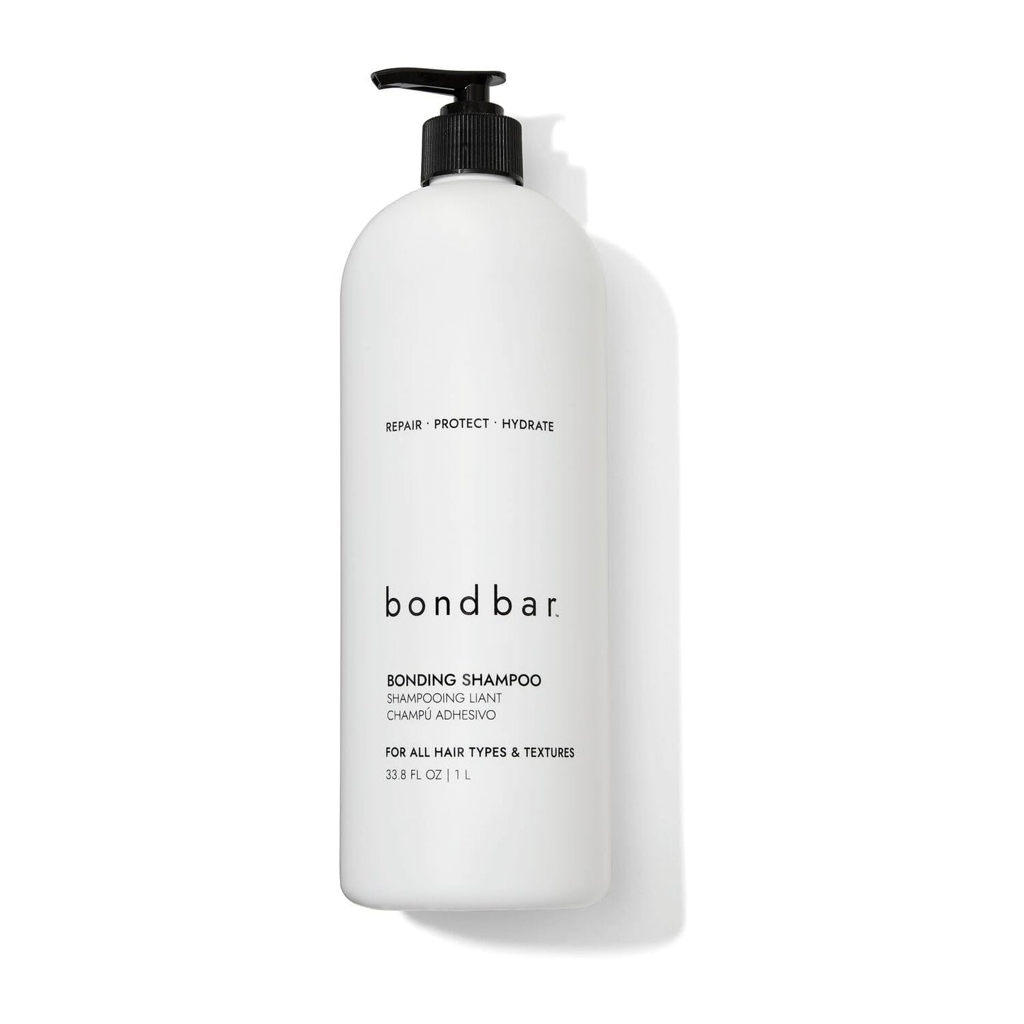 Bondbar Repairing Shampoo, Protects, Strengthens & Hydrates All Hair Types & Textures, Prevents Flyaways & Frizz, Adds Moisture & Shine, Vegan, CrueltyFree, 33.8 Fl Oz