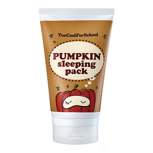 Too Cool For School Pumpkin Sleep Mask Pack, 3.4 oz | Pumpkin Extracts | Enzyme Peeling | Night Mask | Super Soft Skin