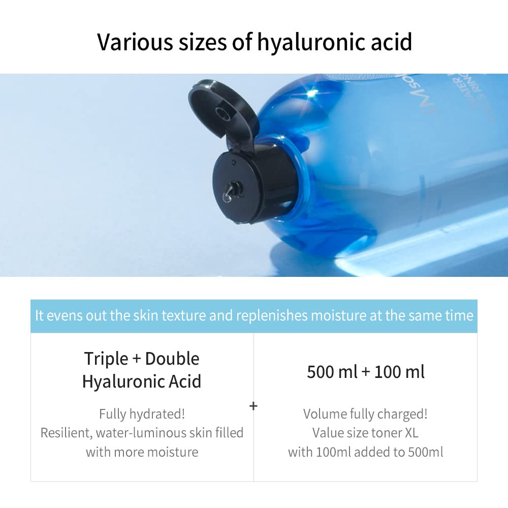 JMsolution Water Luminous Toner X Large 600ml (20.28floz) Black -Korea Skin Care Moisture