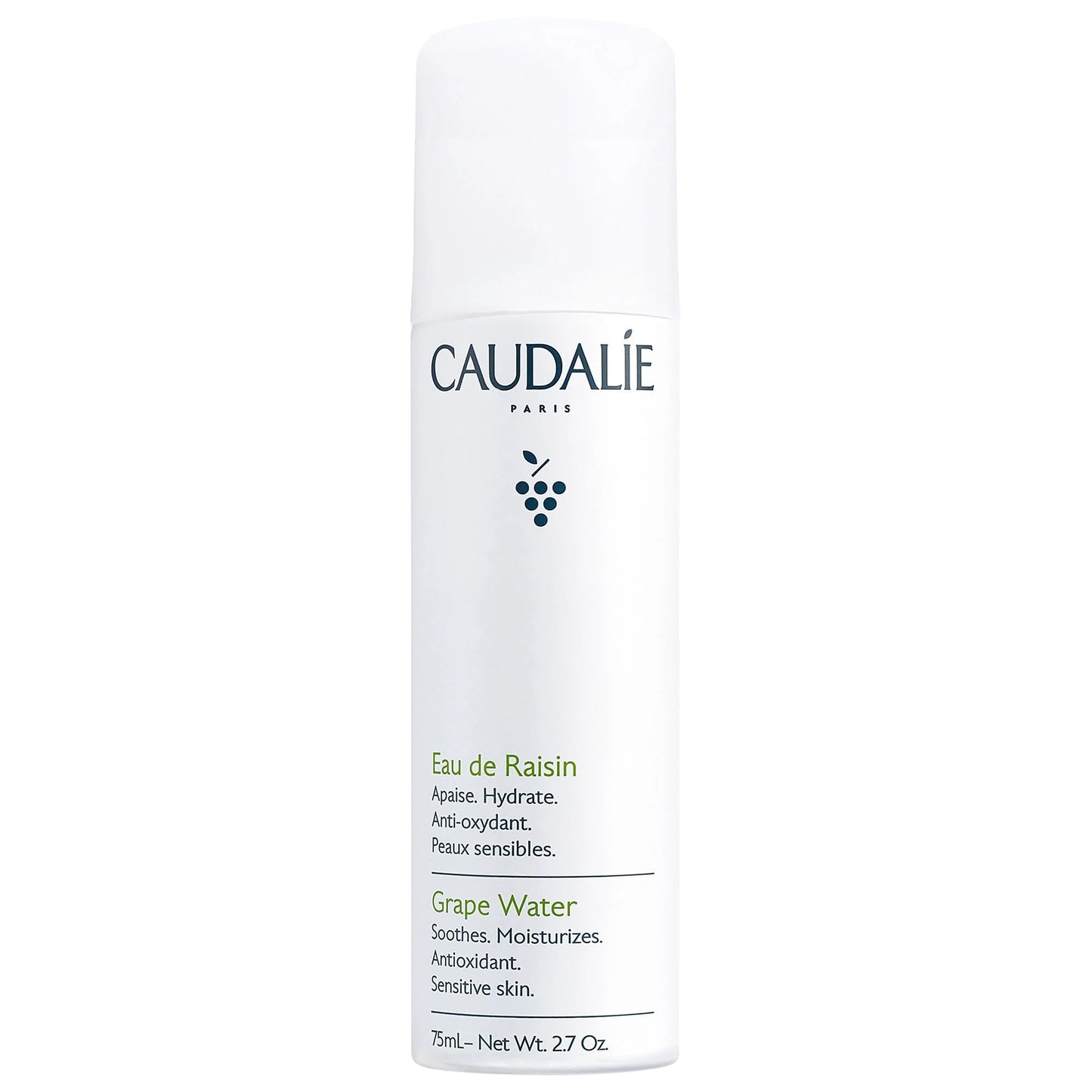 Caudalie Grape Water Moisturizing Face Mist Travel Size - 75 mL