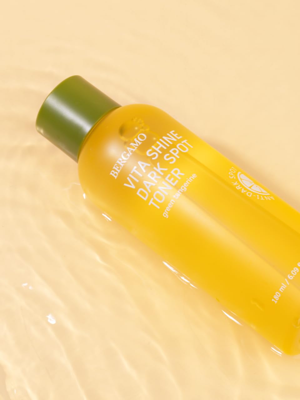 BERGAMO Green Tangerine Vita Shine Toner for Soothing, Hydrating, Face Moisturizer, Korean Skin Care, 6.09 fl.oz, 180ml