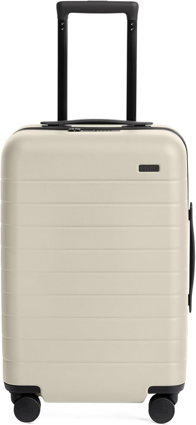 Away Carry-On Luggage, Lightweight Hardside Suitcase with Spinner Wheels, 22 Inch Airline Approved, TSA Lock, Salt White Matte