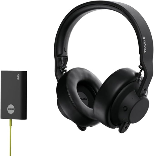 Aiaiai TMA-2 Professional Studio Wireless Headphones, Ultra Low Latency W+ Link, Modular with 40mm Bio-Cellulose Drivers, 20–40H Battery, Memory Foam Ear Pads, and Bluetooth