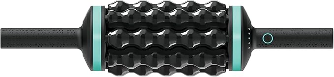 Chirp RPM Rolling Percussive Massager – Deep Tissue Muscle Massager and Back Roller with Hands-Free Base, Rechargeable Leg Massager Roller, 5-Speed Massage Roller Stick for Legs, Foot & Calf Massager